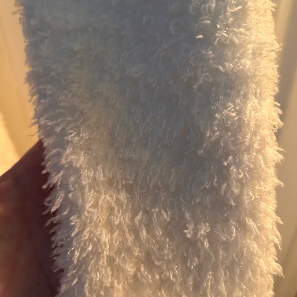 Aerie size xs tie cardigan.  Never worn. Closeup of the fabric in pictures.